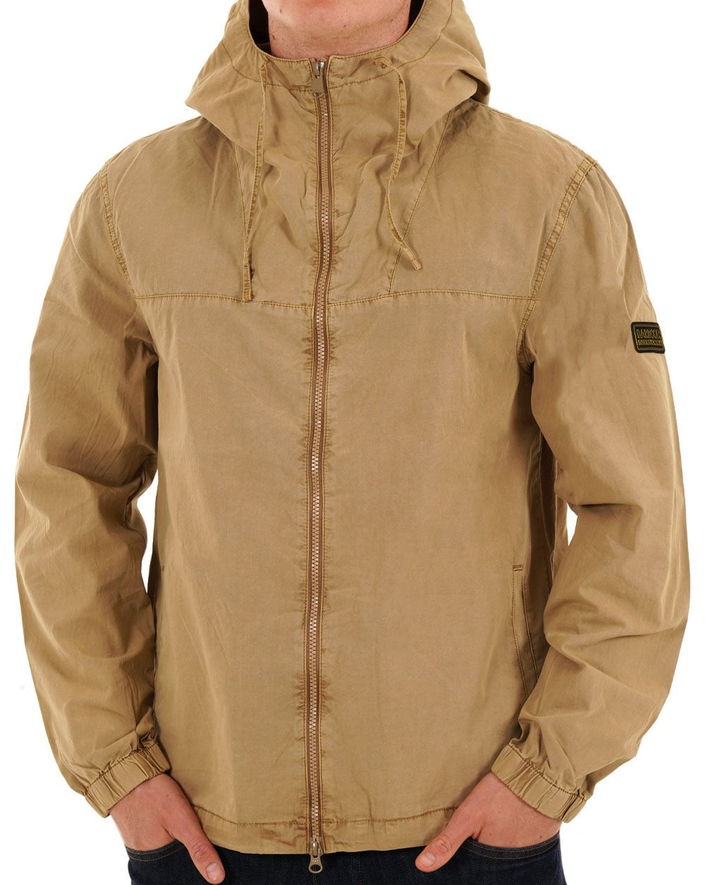Barbour International Buckley – Kleidungsstückgefärbte Trenchcoatjacke