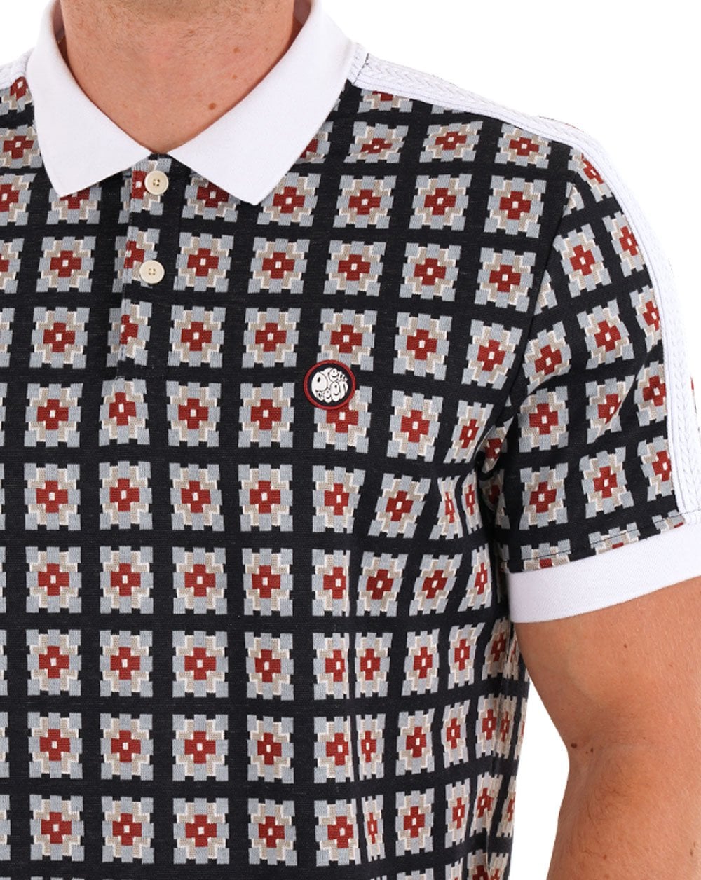 Pretty Green Timperley Geo Polo Multi