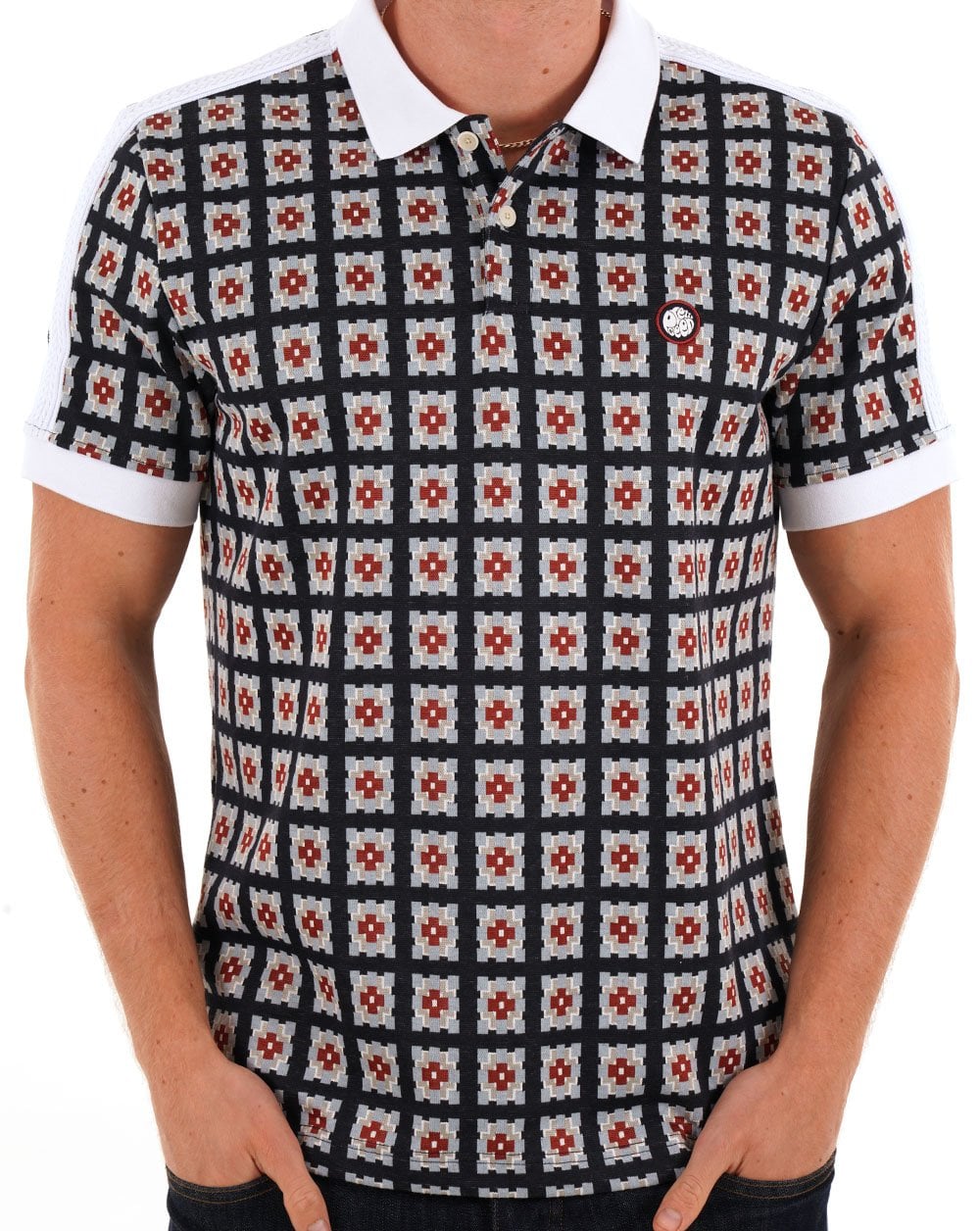 Pretty Green Timperley Geo Polo Multi