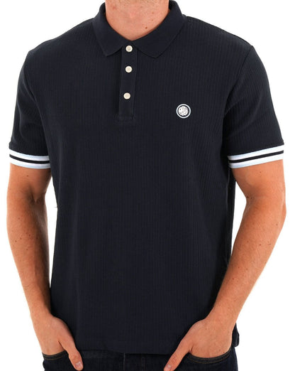 Pretty Green Cressa Tipped Polo Marineblau