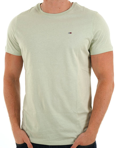 Tommy Jeans – Slim Fit T-Shirt in Misty Sage