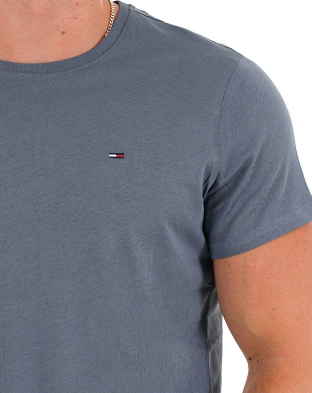 Tommy Jeans Slim Fit T-Shirt Blau
