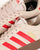 Adidas VL Court Trainers Stone /Scarlet
