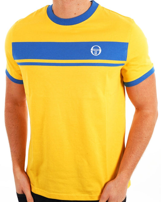 Sergio Tacchini Sergio Tacchini Masters T-Shirt Gelb/Blau