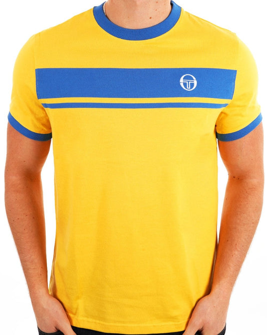 Sergio Tacchini Sergio Tacchini Masters T-Shirt Gelb/Blau