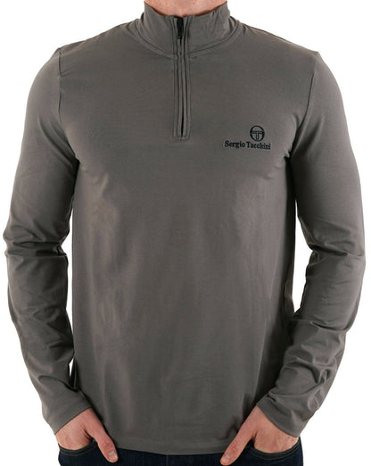 Sergio Tacchini 1/4 Zip Top Anthrazit