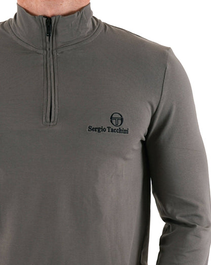 Sergio Tacchini 1/4 Zip Top Anthrazit