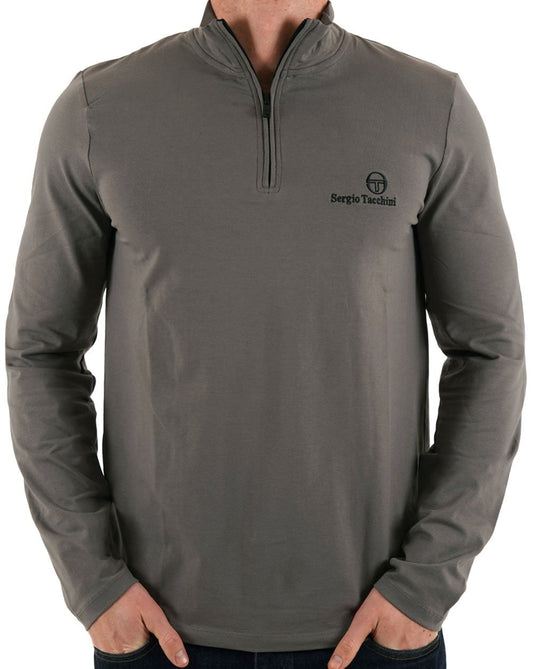 Sergio Tacchini 1/4 Zip Top Anthrazit
