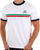 Sergio Tacchini Super MK2 T Shirt White Navy Italia