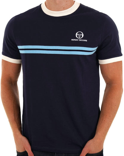Sergio Tacchini Super MK2 T-Shirt Marineblau