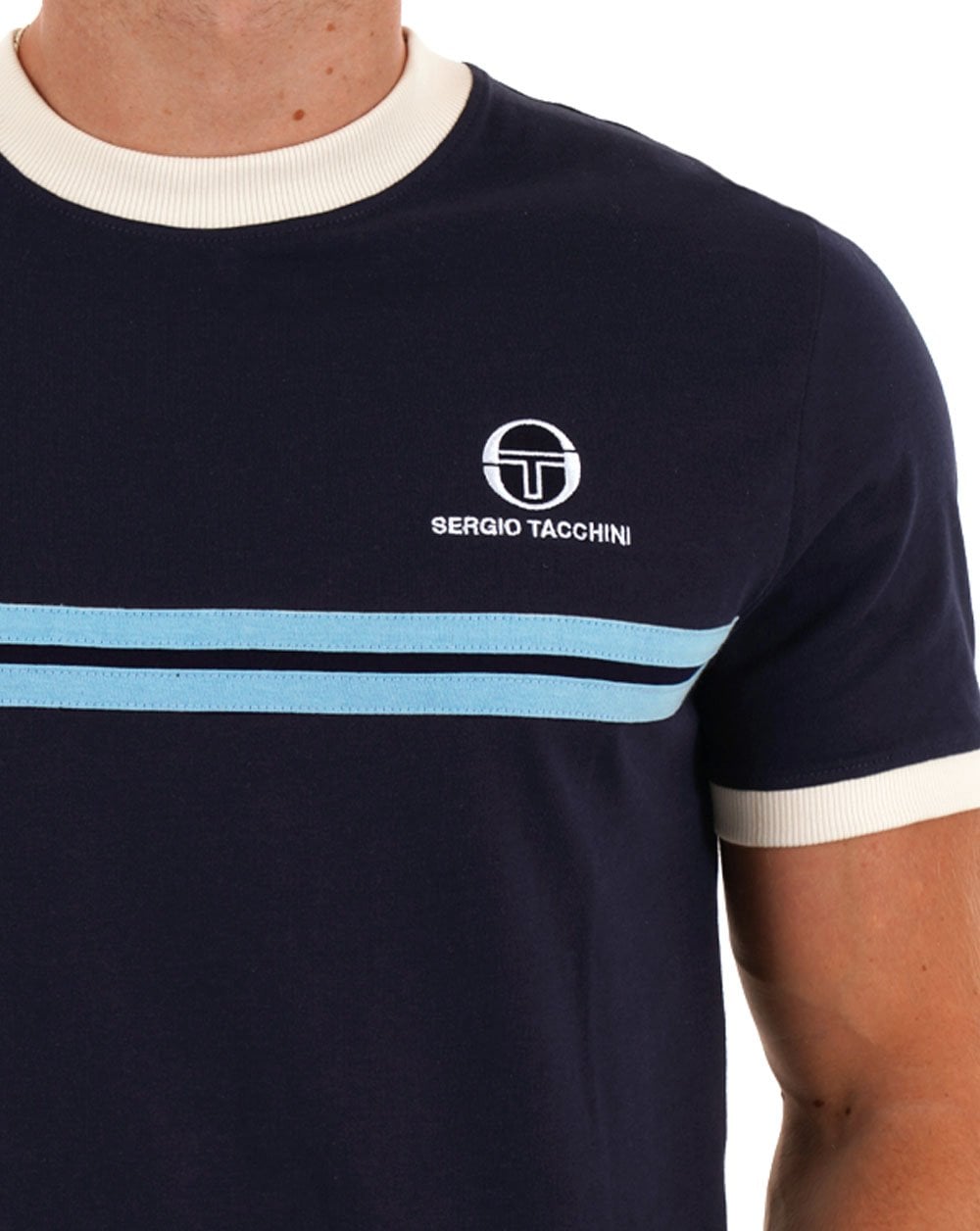 Sergio Tacchini Super MK2 T-Shirt Marineblau