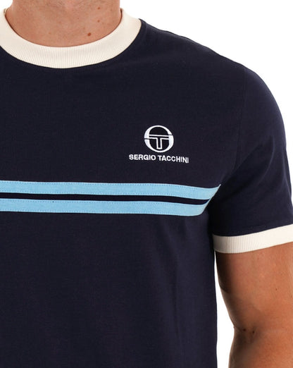 Sergio Tacchini Super MK2 T-Shirt Marineblau