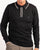 Gabicci Vintage Lineker Long Sleeve Knitted Polo Black