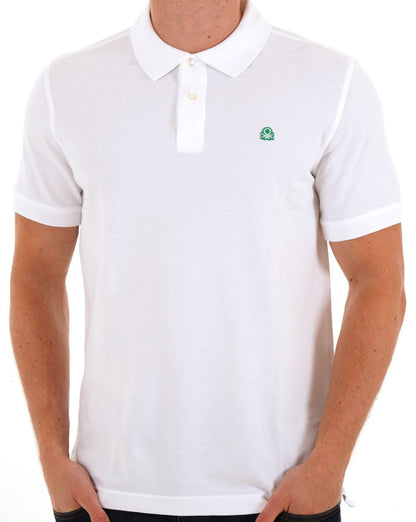 Benetton Poloshirt Weiß