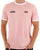 Ellesse Ringer T Shirt Light Pink / White