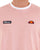 Ellesse Ringer T Shirt Light Pink / White