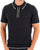 Gabicci Vintage Lineker Knitted Polo Navy