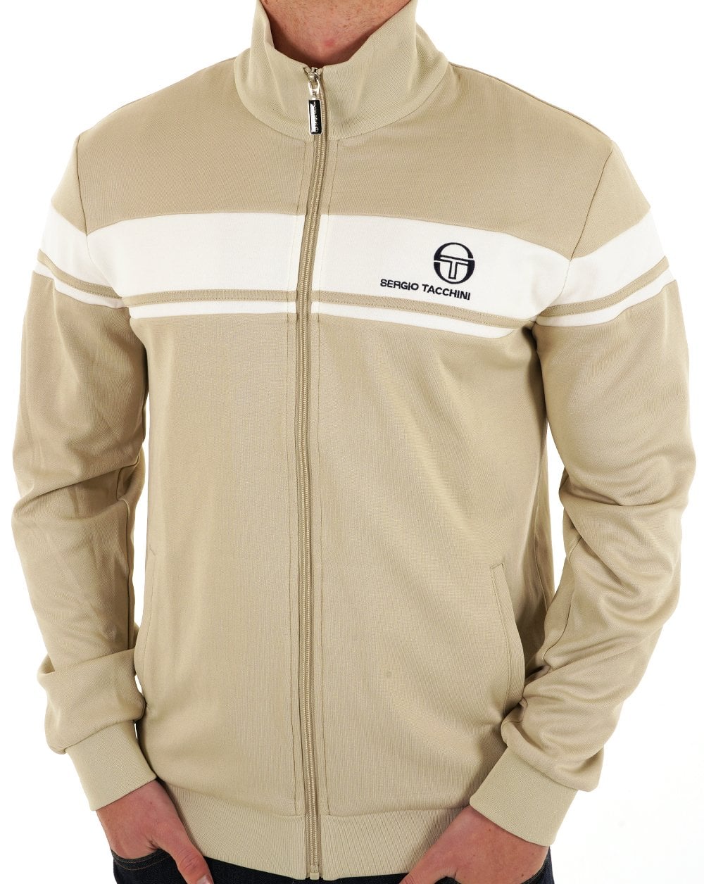 Sergio Tacchini Masters Trainingsjacke Stein/Gardenie