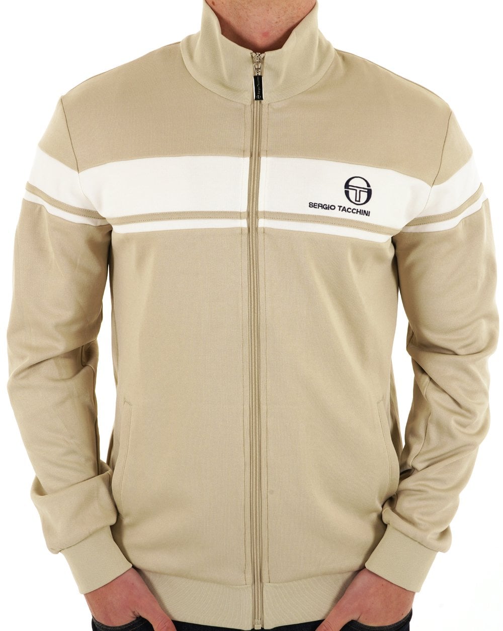 Sergio Tacchini Masters Trainingsjacke Stein/Gardenie