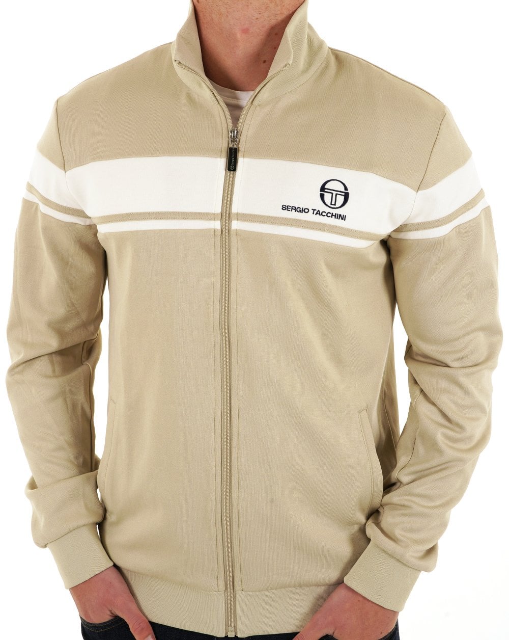 Sergio Tacchini Masters Trainingsjacke Stein/Gardenie
