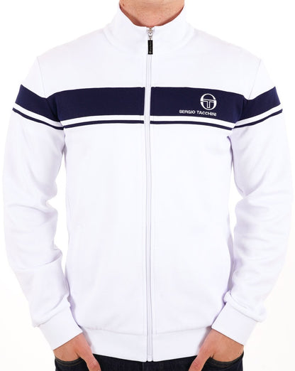 Sergio Tacchini Masters Trainingsjacke Weiß/Marineblau