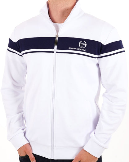 Sergio Tacchini Masters Trainingsjacke Weiß/Marineblau