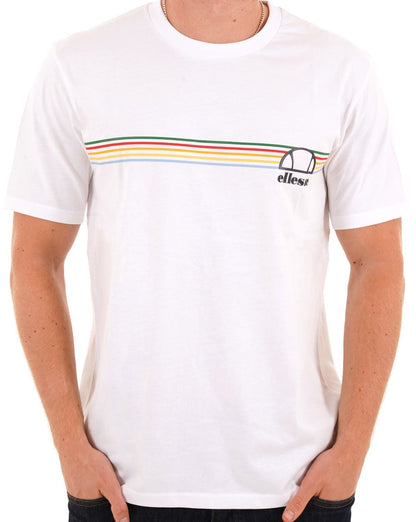 Ellesse – Lental – T-Shirt in Weiß