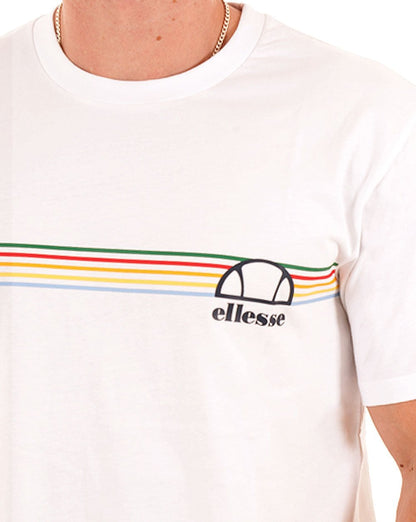 Ellesse – Lental – T-Shirt in Weiß