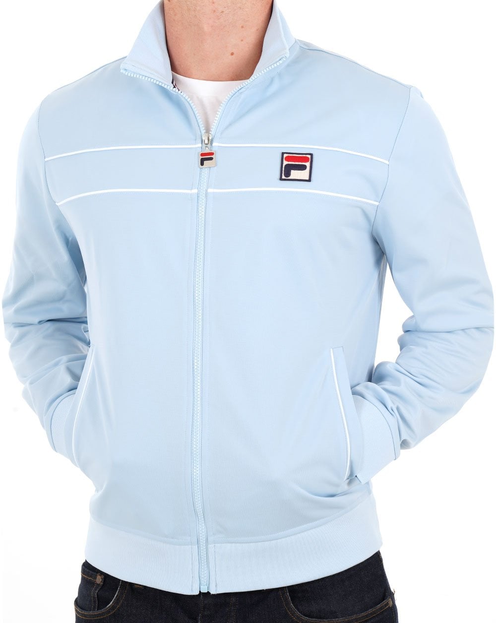 Fila Vintage Tris Trainingsjacke Himmelblau