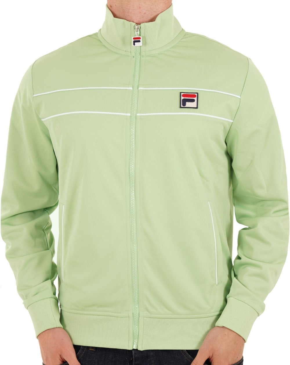 Fila Vintage Tris Track Top Soft Green