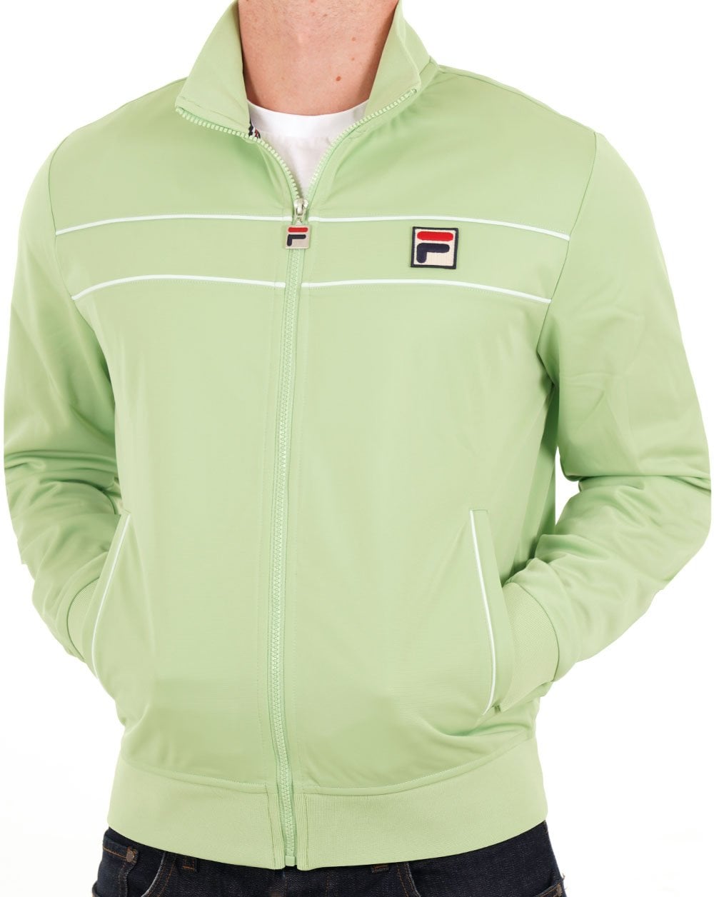 Fila Vintage Tris Trainingsjacke in Zartgrün