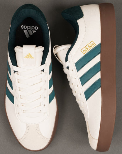 Adidas VL Court 3.0 Sneakers Weiß/Blaugrün/Gummi