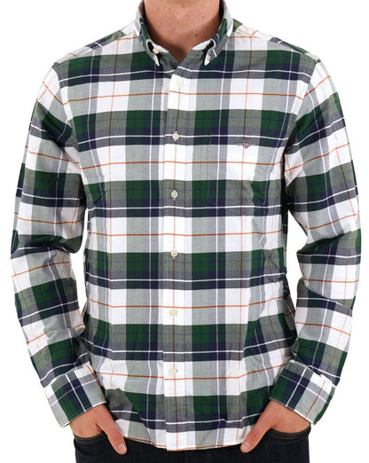 Gant Check Classic Oxford-Hemd Waldgrün