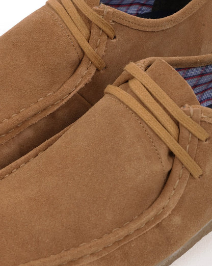 Roamers Brit Pop Wildlederschuhe Hellbraun