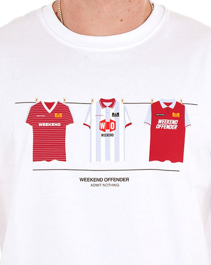 Weekend Offender West Ham Kits T-Shirt Weiß