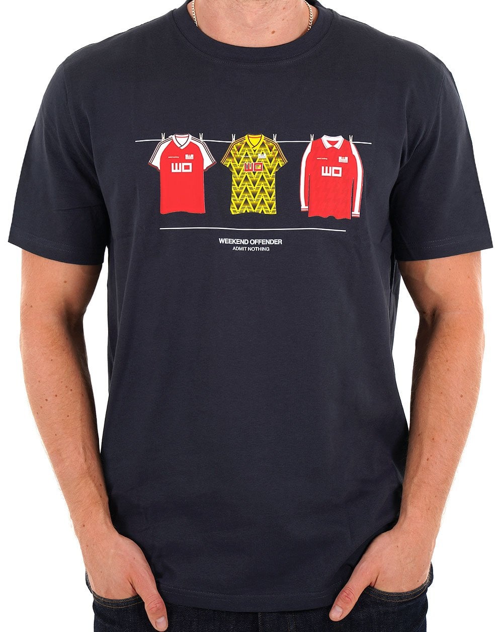 Weekend Offender Arsenal Kits T-Shirt Marineblau