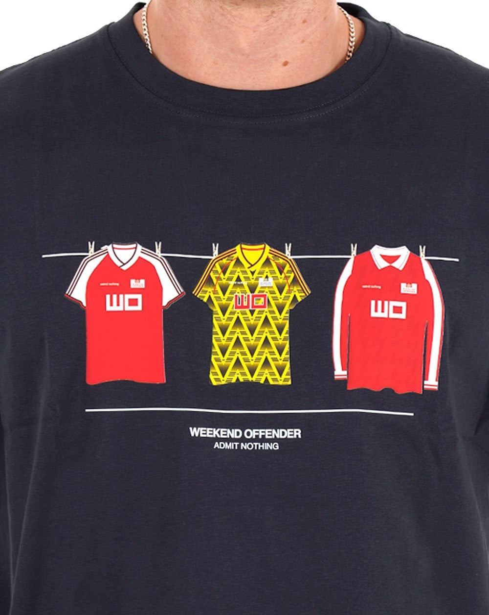 Weekend Offender Arsenal Kits T-Shirt Marineblau