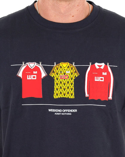 Weekend Offender Arsenal Kits T-Shirt Marineblau