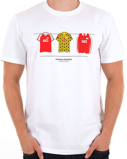 Weekend Offender Arsenal Kits T-Shirt Weiß