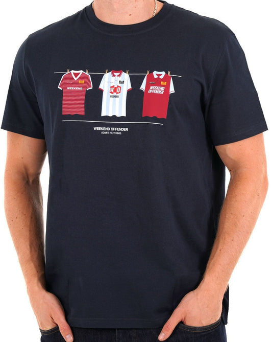 Weekend Offender Weekend Offender West Ham Kits T-Shirt Marineblau