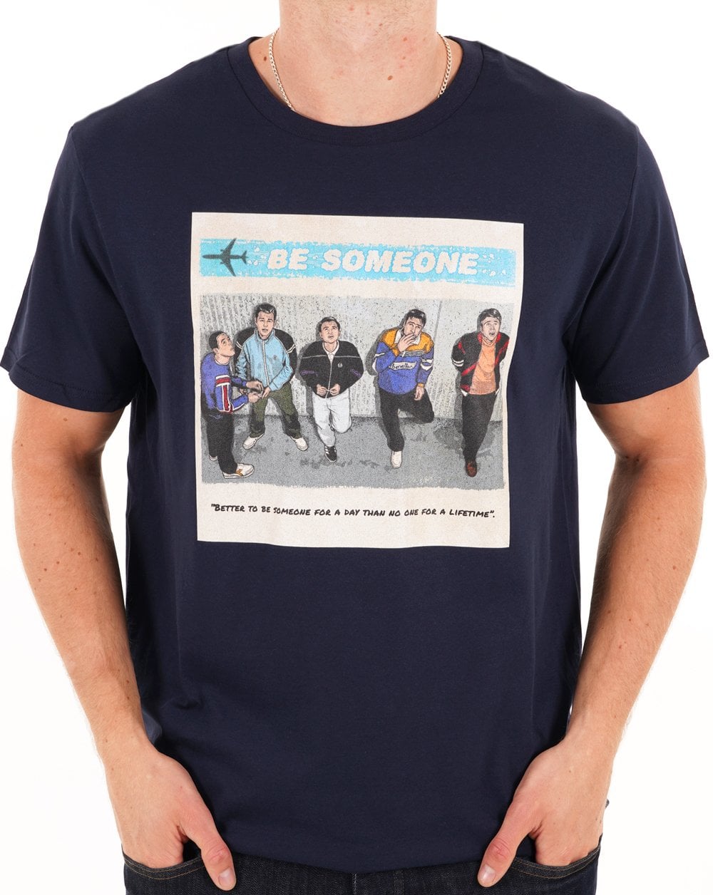 The Business Be Someone T-Shirt, Marineblau