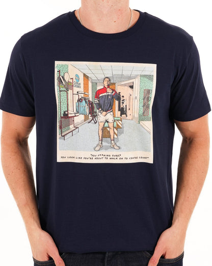 The Business Shop Scene T-Shirt Marineblau