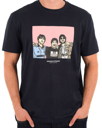 Weekend Offender Diego &amp; Friends T-Shirt Marineblau