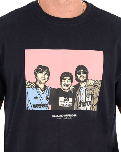 Weekend Offender Diego &amp; Friends T-Shirt Marineblau