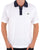 Lacoste Contrast Collar Polo Shirt White / Navy