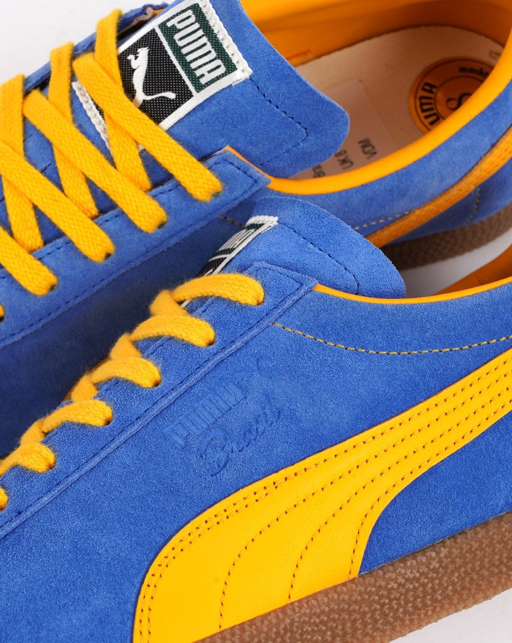 Puma Brasil Trainer Blau / Gelb