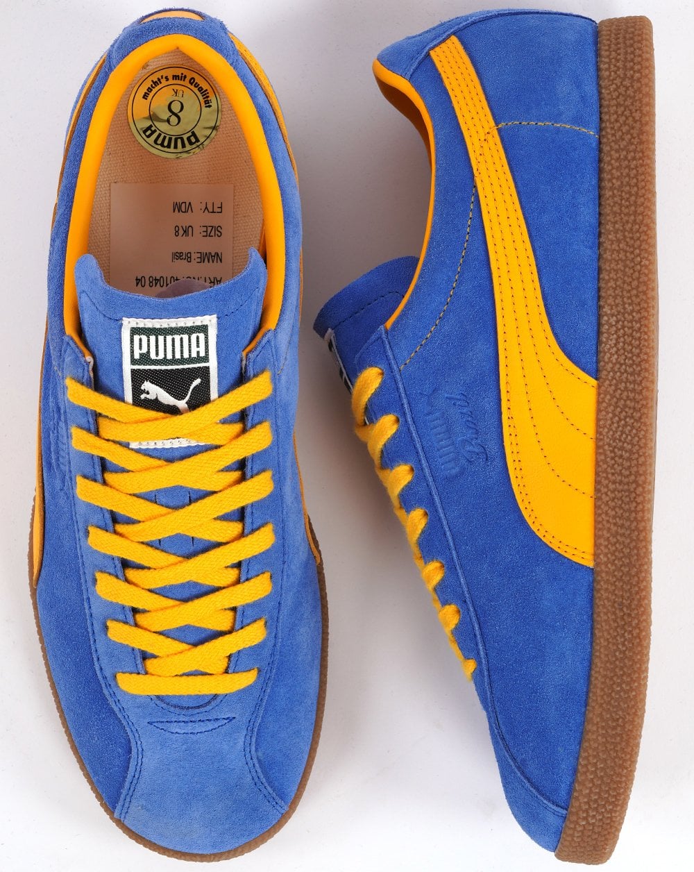 Puma Brasil Trainer Blau / Gelb