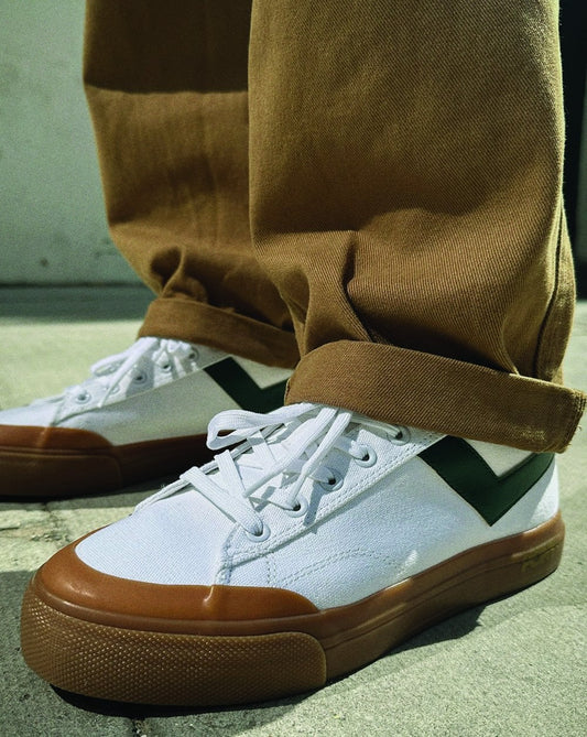 Pony Pony Slam Dunk Low Sneakers Weiß / Grün / Gummi