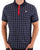 Fila Vintage Check Polo Shirt Navy/White