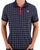 Fila Vintage Check Polo Shirt Navy/White